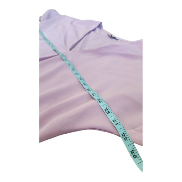 H by Halston Pink Shift Dress Pockets V Neck Summer Size Medium - Picture 7 of 8